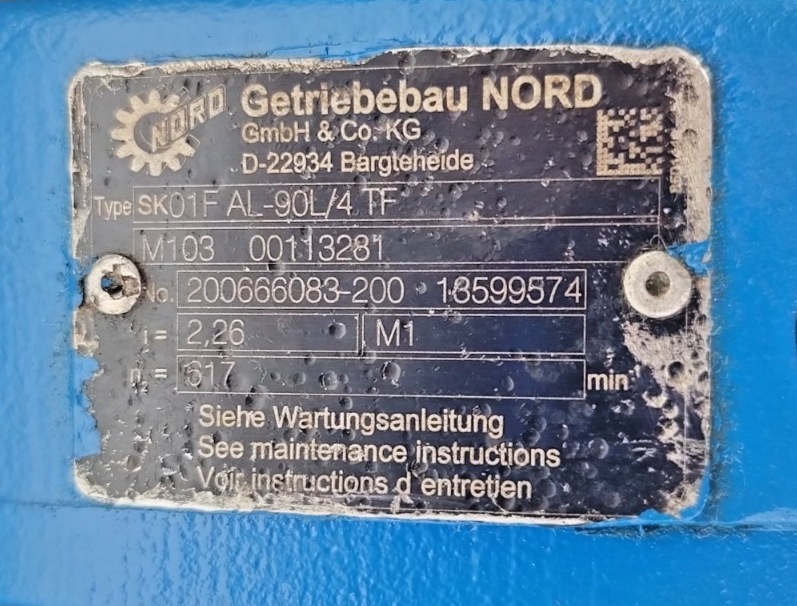 RWO Bremen Type: AEP 4 Single screw pump sludge pump complete - Pressure Tested
