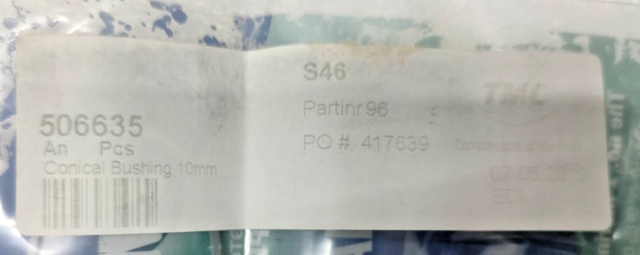 Tamrotor Marine Compressor TMC NT0558-2P Hose 10/8mm Kit (2m) - NEW