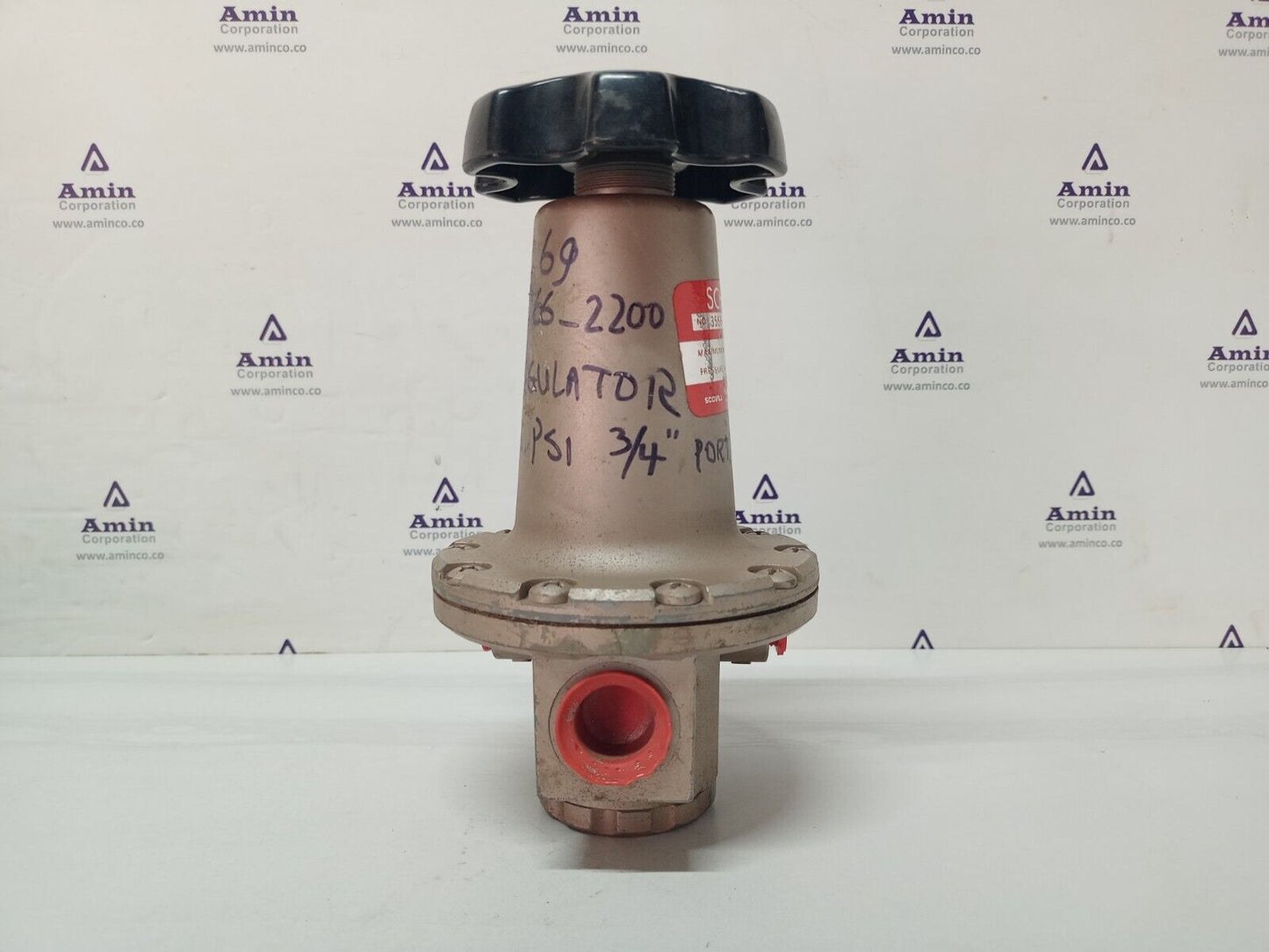 Schrader REGULATOR No.: 3566-2200, PRESSURE RANGE 5-125PSIG - NEW