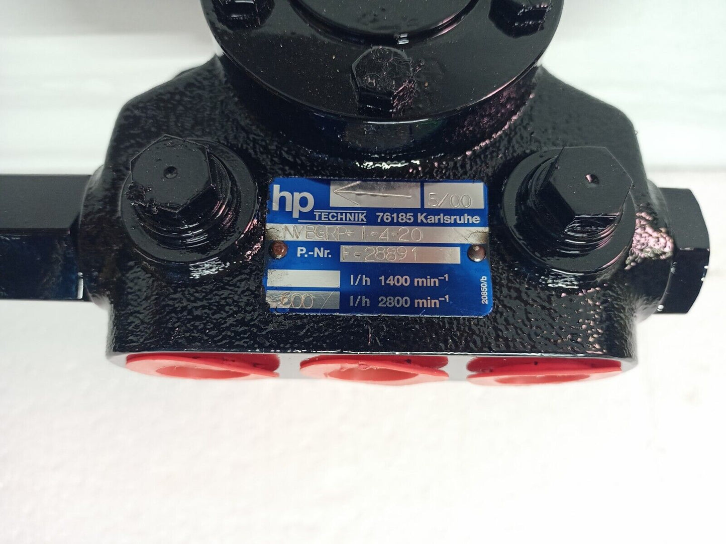 HP Technik NVBGRP-I-4-20 Fuel Oil Pump Cap.:600 L/h 2800 rpm - NEW