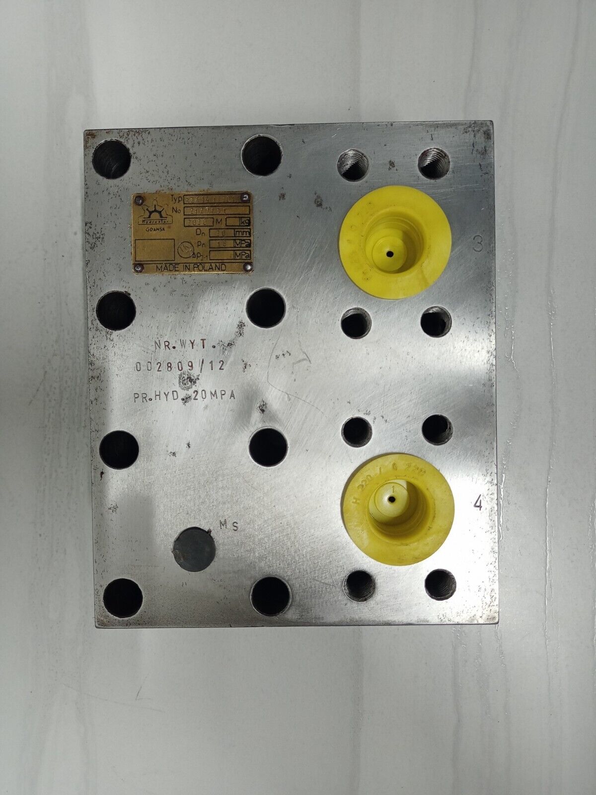 Hydroster BZK 141/2016 Valve block 20mm, 16mpa - NEW