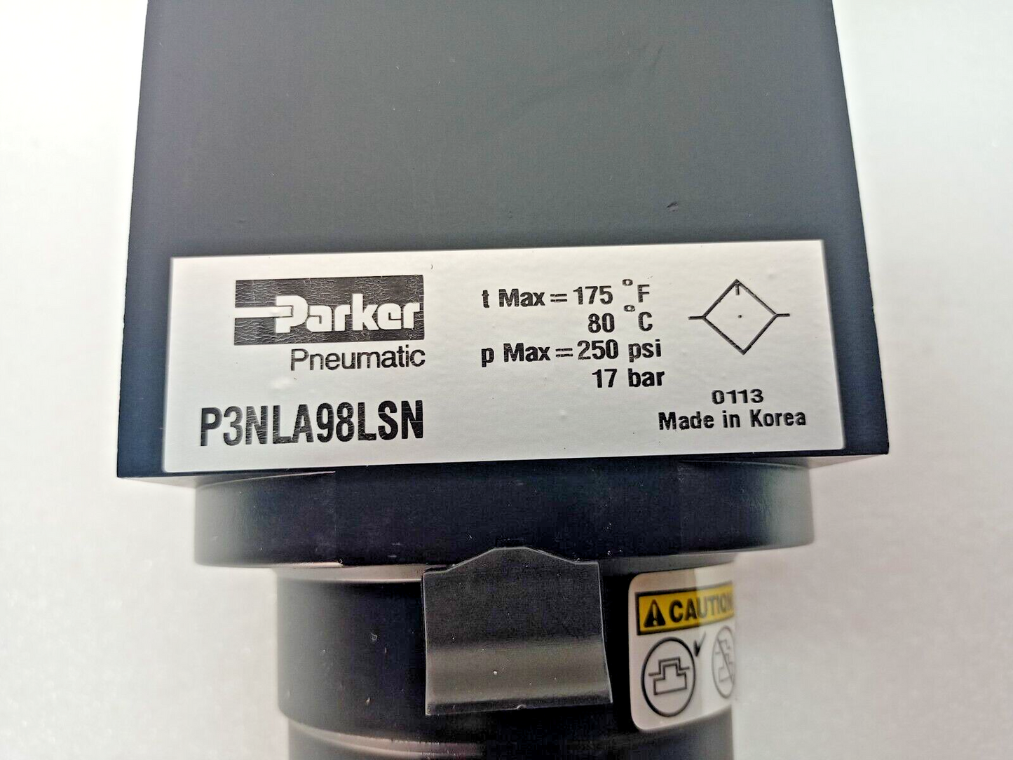 Parker P3NLA98LSN Mist air lubricator 1'' - NEW