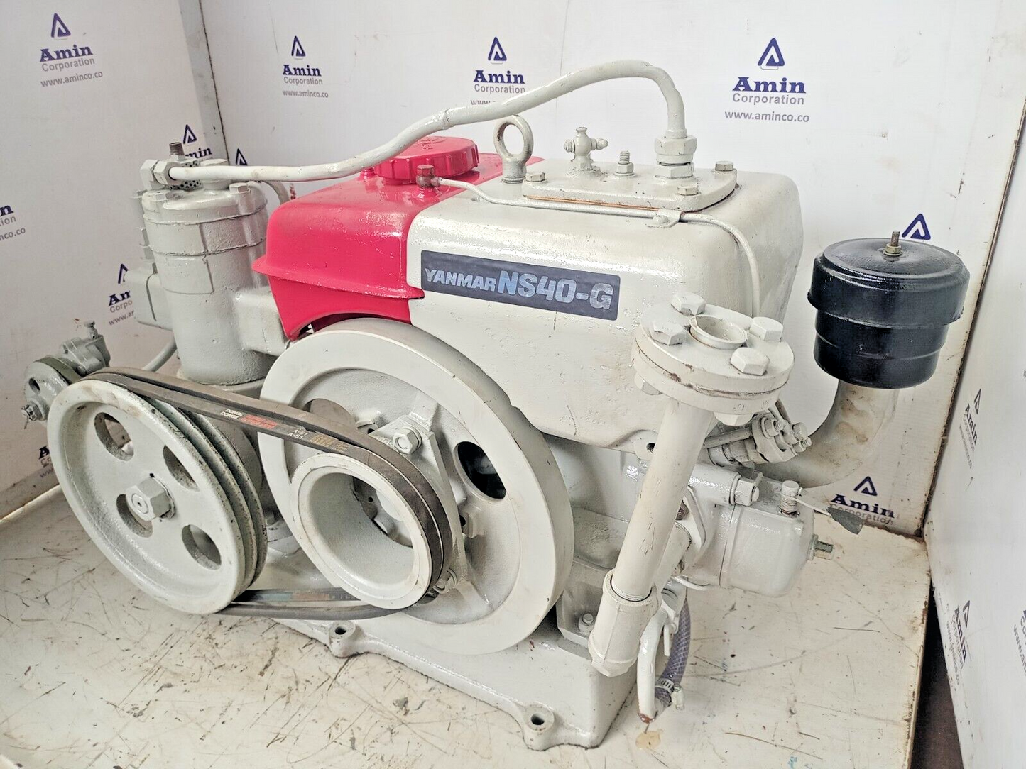 Yanmar Diesel Engine NS40-G with Emergency Air compressor - Tested