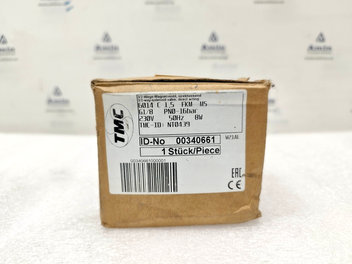 Tamrotor Marine Compressor TMC NT0439 3-Way Solenoid Valve - NEW