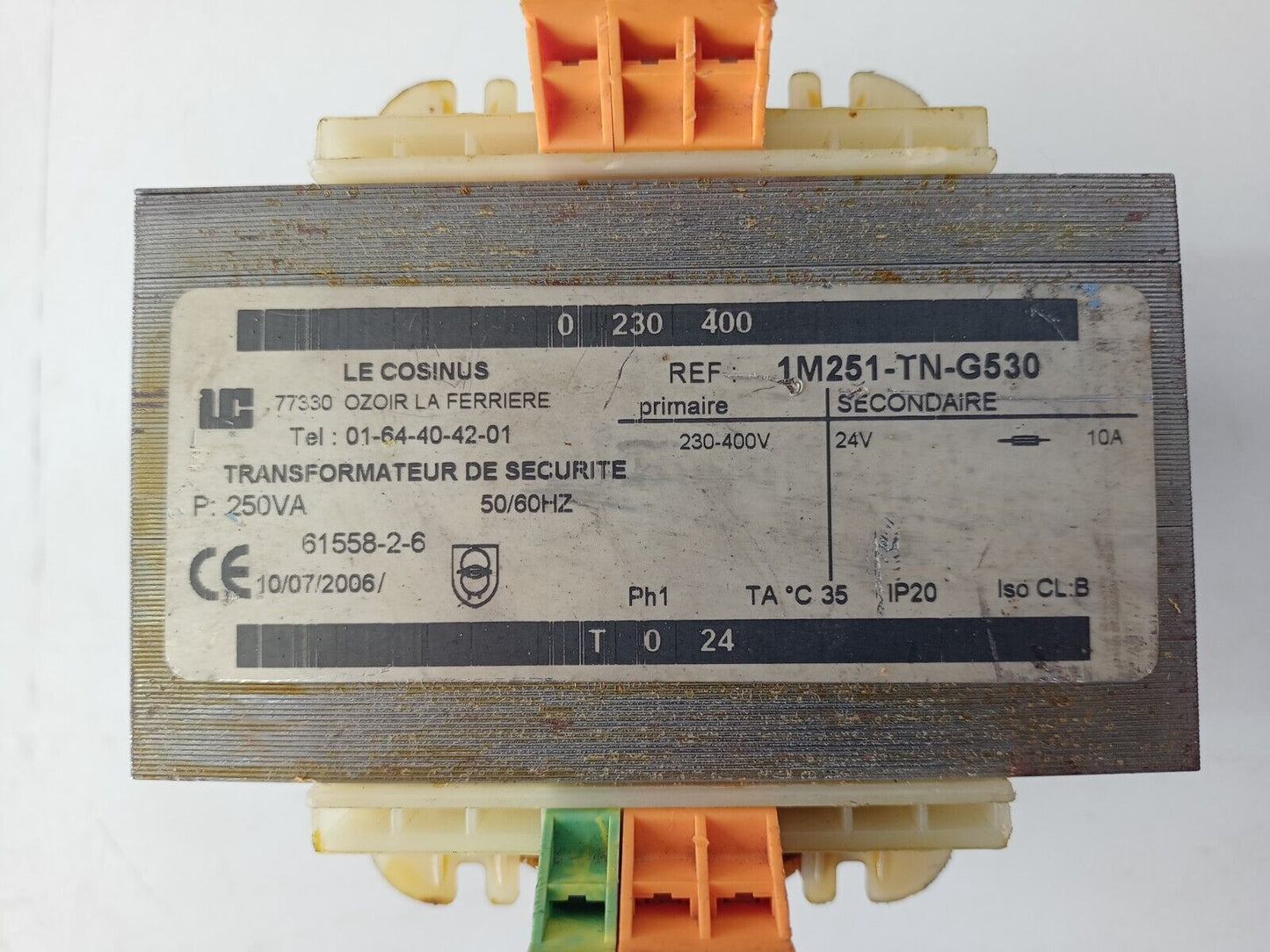 Le Cosinus 1M251-TN-G530 Transformer 250VA