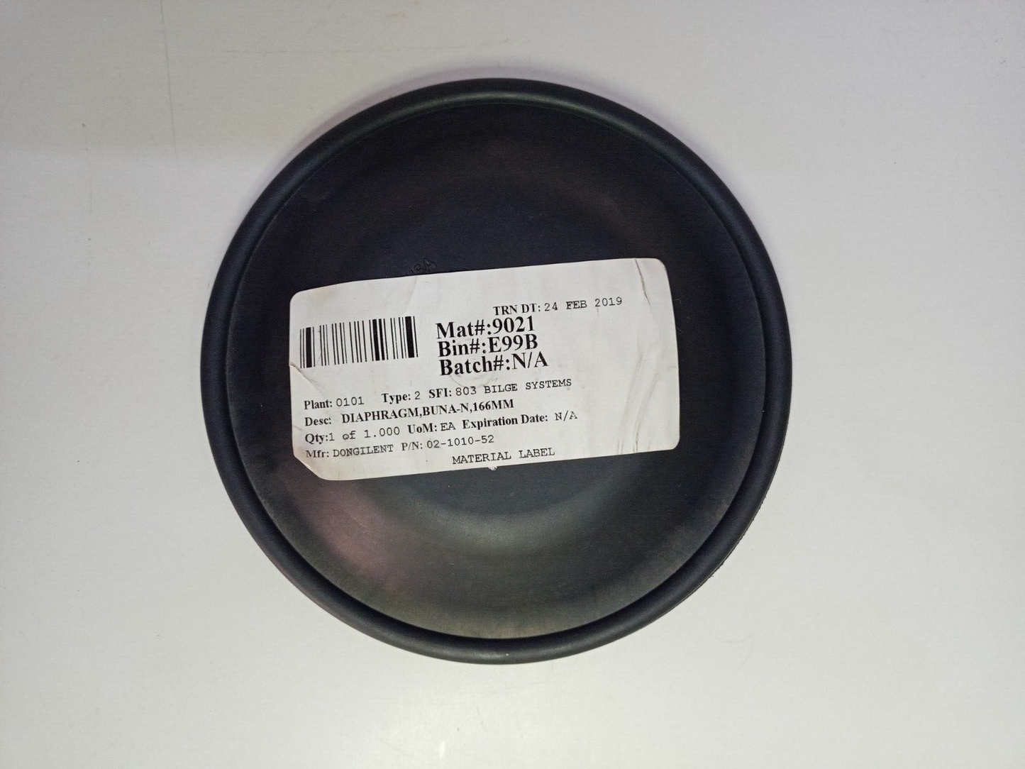 Wilden 02-1010-52 Diaphragm Buna-N fits 1" pump - NEW