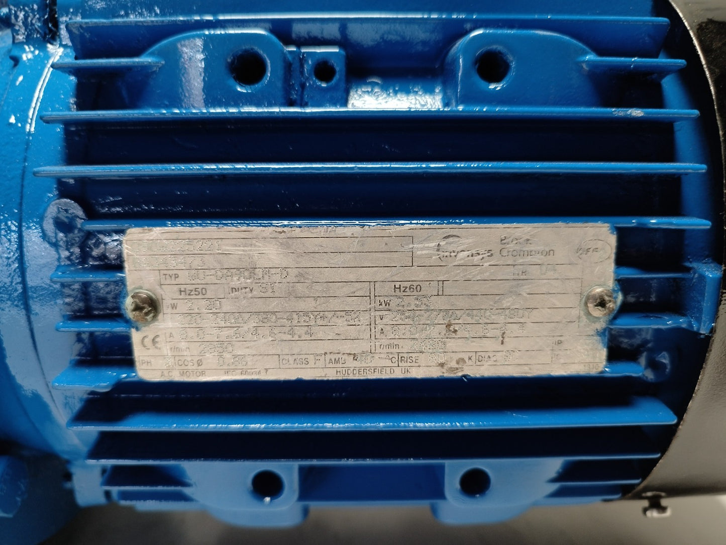 IMO ACE 038N3 NVBP Triple Screw Pump with 2.2/2.53kw 2850-3420 rpm Complete