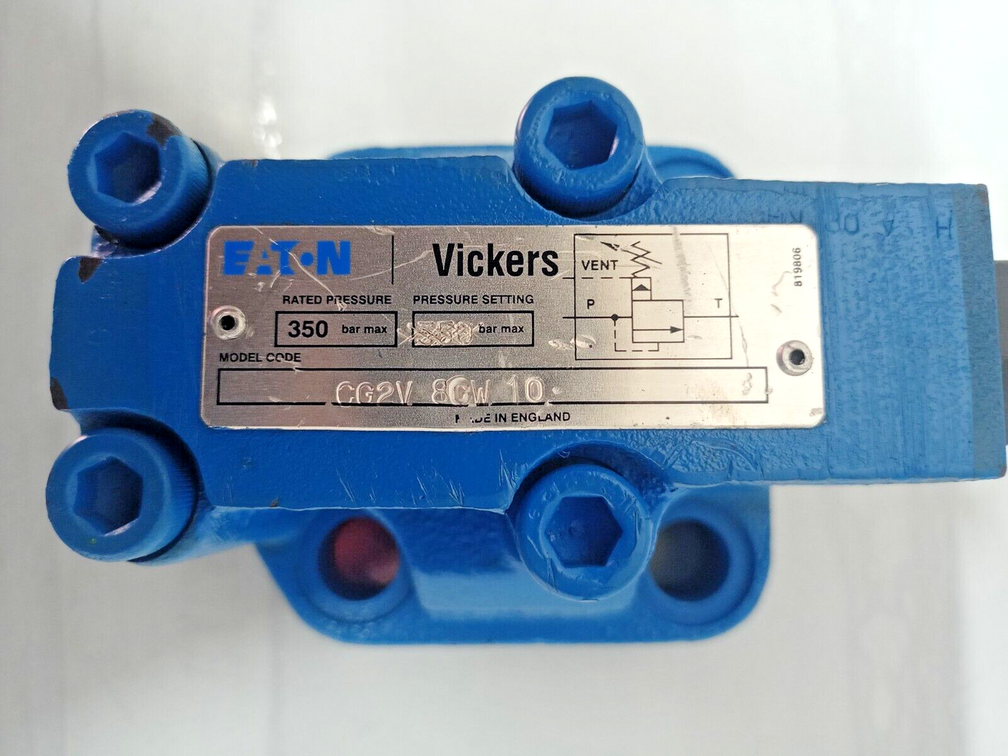 Eaton Vickers CG2V 8GW 10 Pressure Relief valve 350 bar max. pressure - NEW