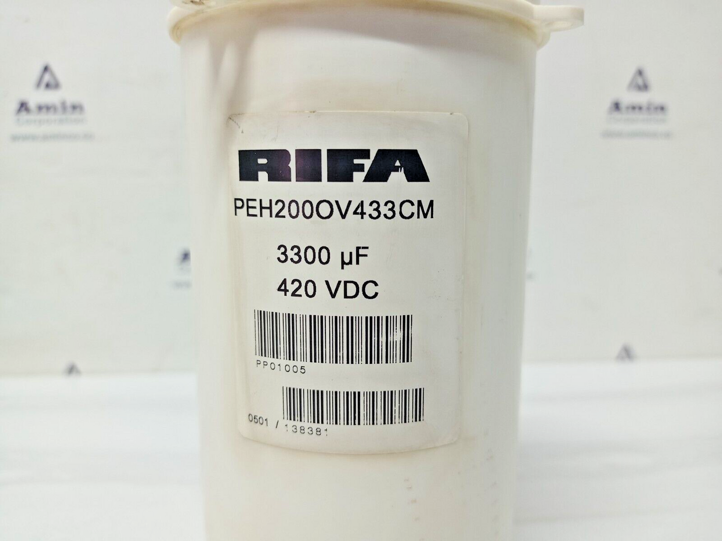 Rifa PEH200OV433CM Capacitor 3300uf, 420VDC (LOT OF 4PCS)