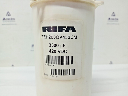 Rifa PEH200OV433CM Capacitor 3300uf, 420VDC (LOT OF 4PCS)