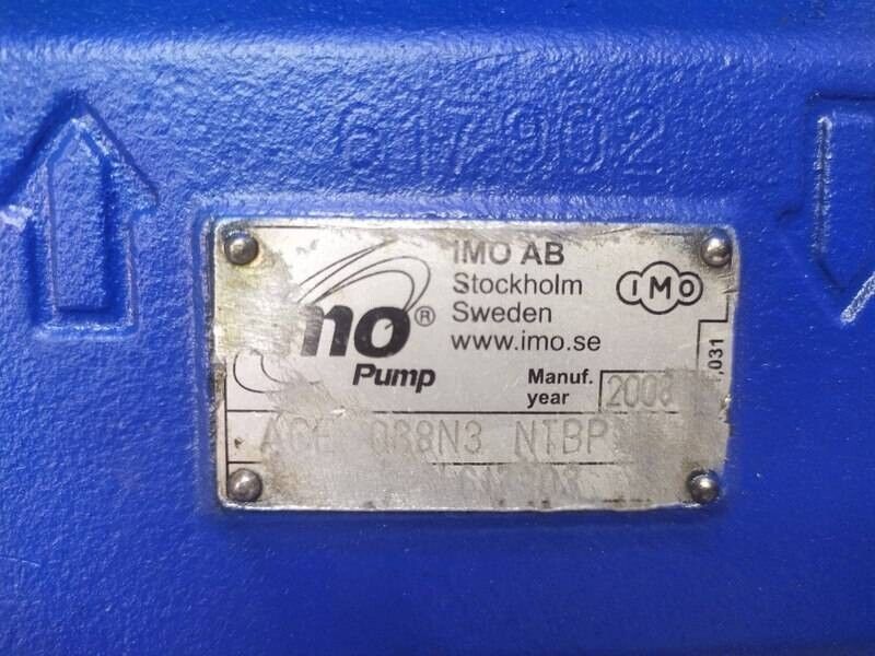 IMO ACE 038N3 NTBP Triple screw Oil Pump - Pressure Tested