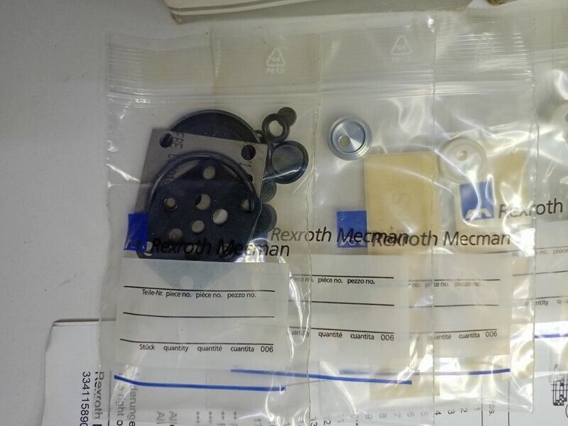 Rexroth 3341150002 Pneumatic Valve Repair kit - NEW