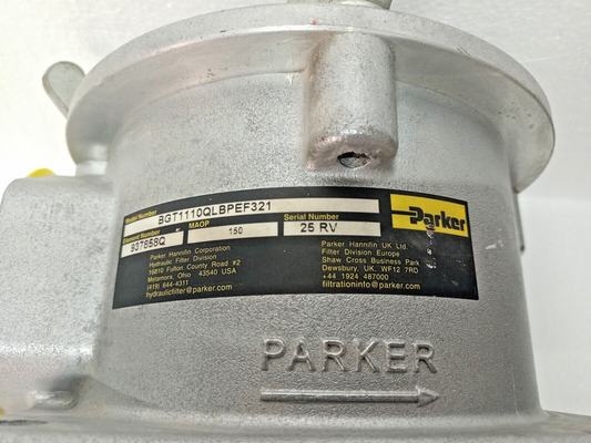 Parker BGT1110QLBPEF321 Tanktop Mounted retrun line filter - NEW