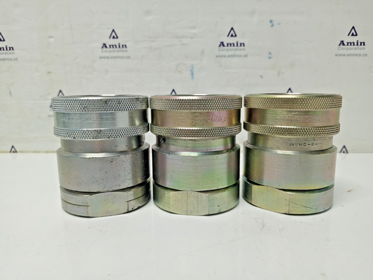 Snap-tite VHC-24 steel coupler Hydraulic Quick Connect Hose Coupling -lot of 3pc