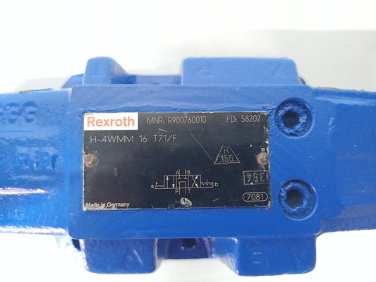 Rexroth H-4WMM 16 T71/F Directional control valve R900760010 - NEW