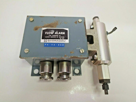 Shimadzu FA-4A-M2D with Kanayama seiki FA-4A-M2 Oil Flow Alarm - NEW