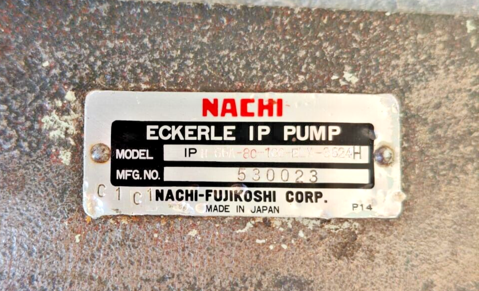 Nachi Eckerle IPH 66A-80-100-ELX-3624H Hydraulic Internal gear pump