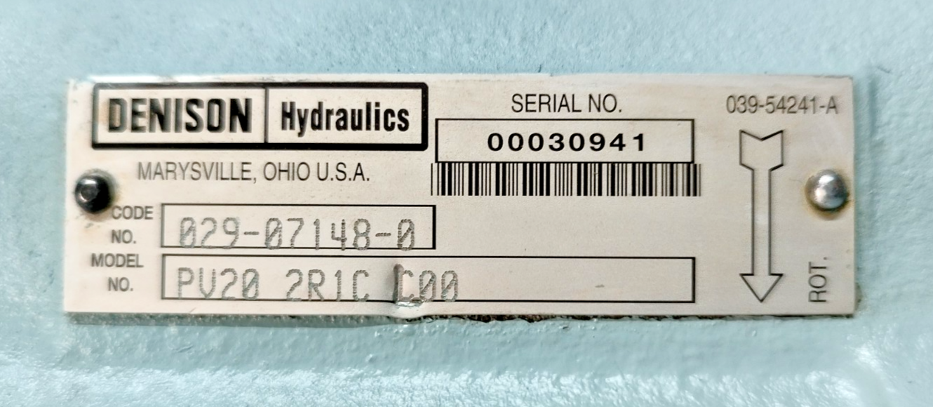Denison Hydraulics PV20-2R1C-C00 Axial piston pump Code No.: 029-07148-0 - NEW