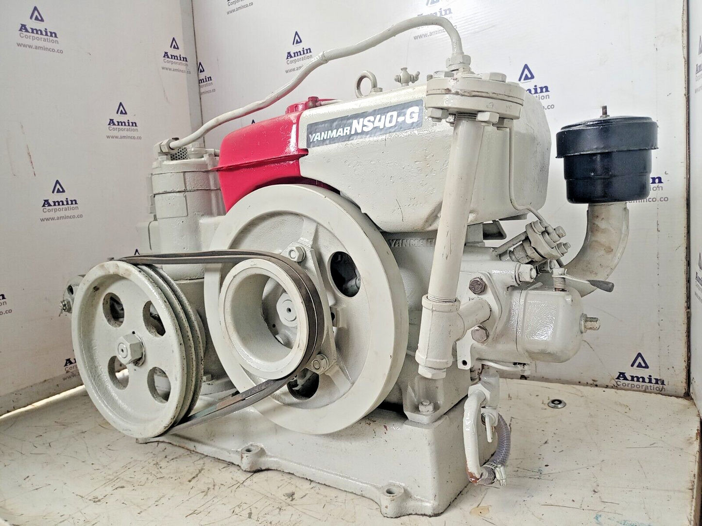 Yanmar Diesel Engine NS40-G with Emergency Air compressor - Tested