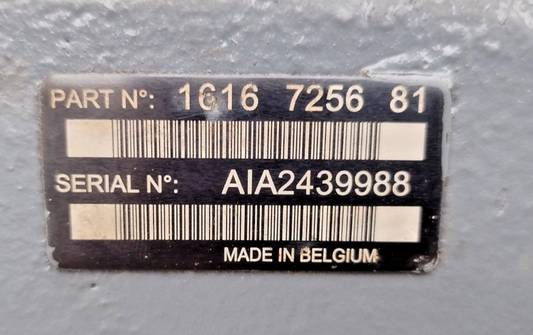Atlas copco P/N: 1616725681 Air end Screw air compressor