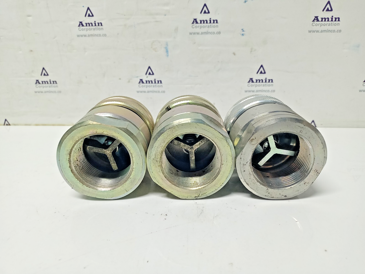 Snap-tite VHC-24 steel coupler Hydraulic Quick Connect Hose Coupling -lot of 3pc