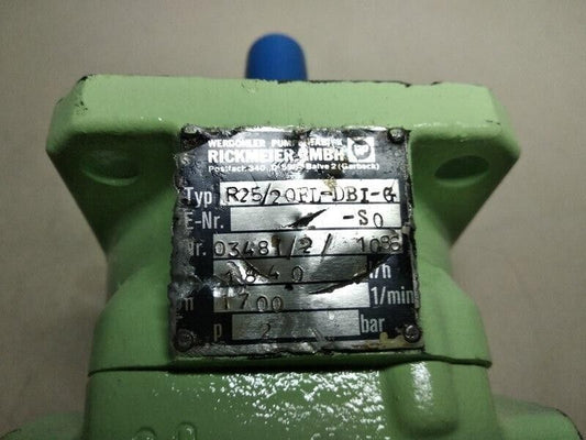 Rickmeier R25/20 FL-DBI-G Hydraulic gear pump - Pressure tested