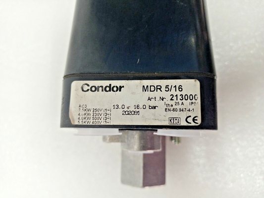 Condor MDR 5/16 Pressure Switch 13-16bar - NEW
