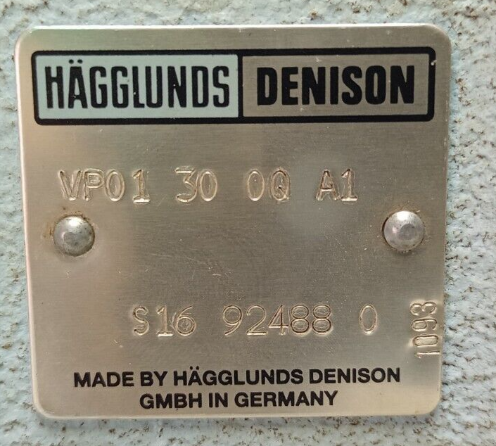 Denison VP01 30 0Q A1 with R4V 03 593 12 P1 - NEW