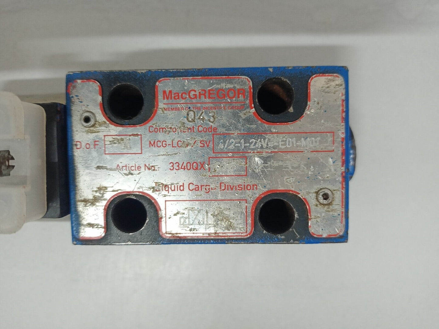 Macgregor MCG-LCH/SV 4/2-1-24V=-E01-M01 Directional control valve