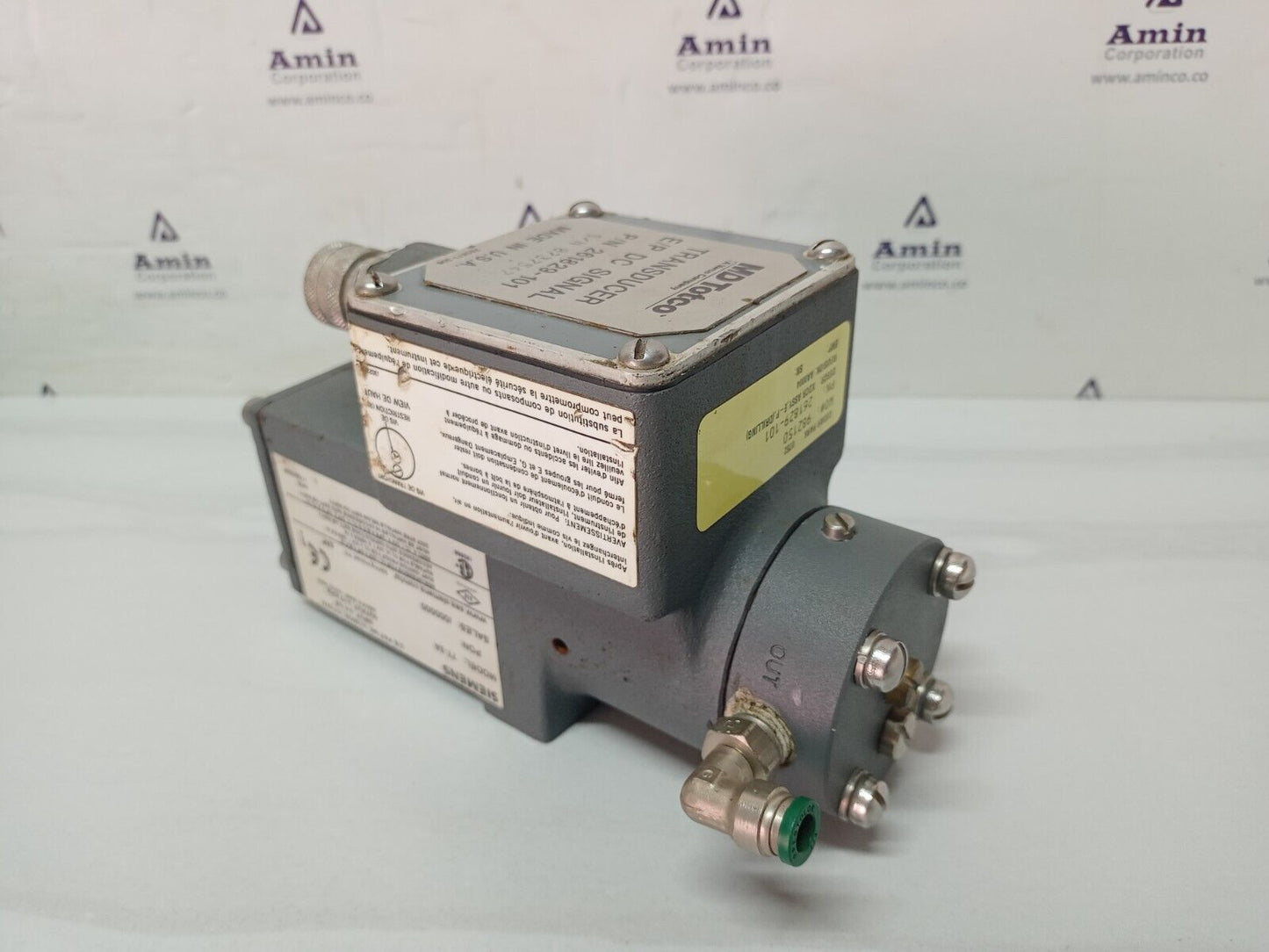 Siemens 77-3A E/P TRANSDUCER MD Totco P/n: 261829-101