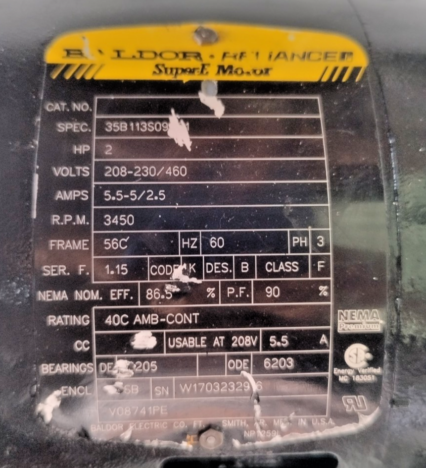 Goulds pump 10SV2FE4F50 e-SV series Multi stage pump with Motor 2hp, 3450rpm NEW