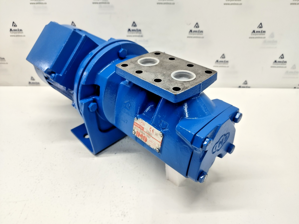 Imo ACD 025L6 IVBP Triple screw pump with 0.33kw, 1080rpm, 60hz Motor - Tested