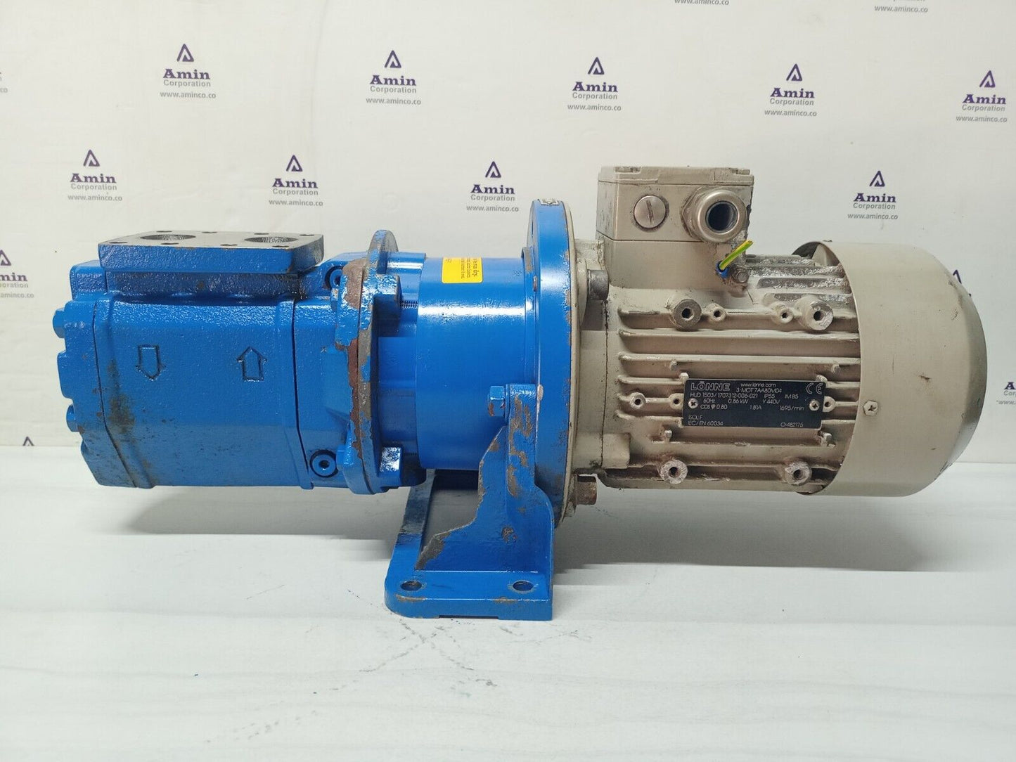 IMO Pump ACE 025L3 NTBP Triple screw pump with 0.86kw, 60hz, 1695rpm Motor