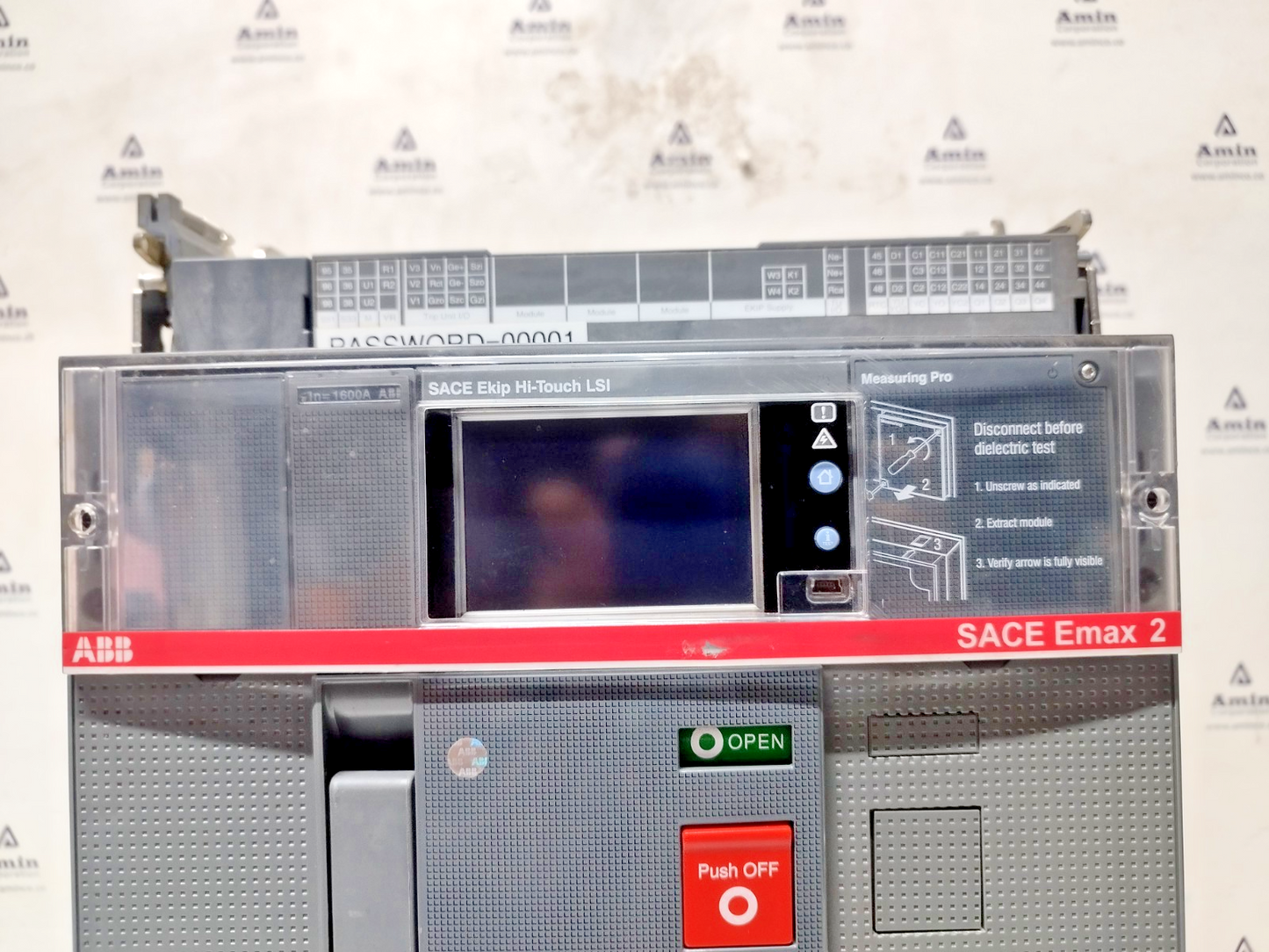 ABB SACE Emax2 Air circuit breaker SACEE2.2N, 1600A, SACE Ekip Hi-Touch LSI