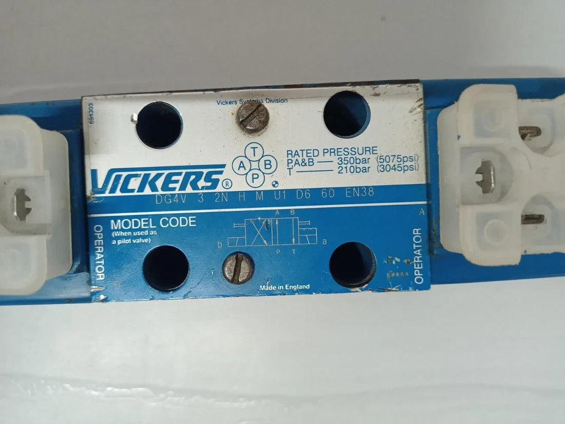 Vickers DG4V-3-2N-H-M-U1-D6-60 EN38 Directional Control valve