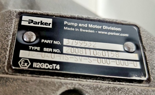 Parker F12-040-MS-SV-S-000-000-0 Hydraulic Motor Part No.: 3799532 - NEW