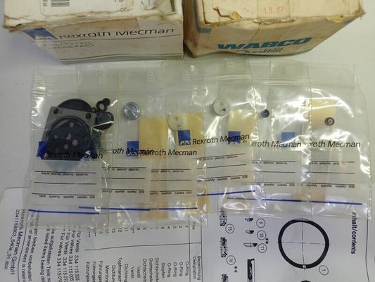 Rexroth 3341150002 Pneumatic Valve Repair kit - NEW
