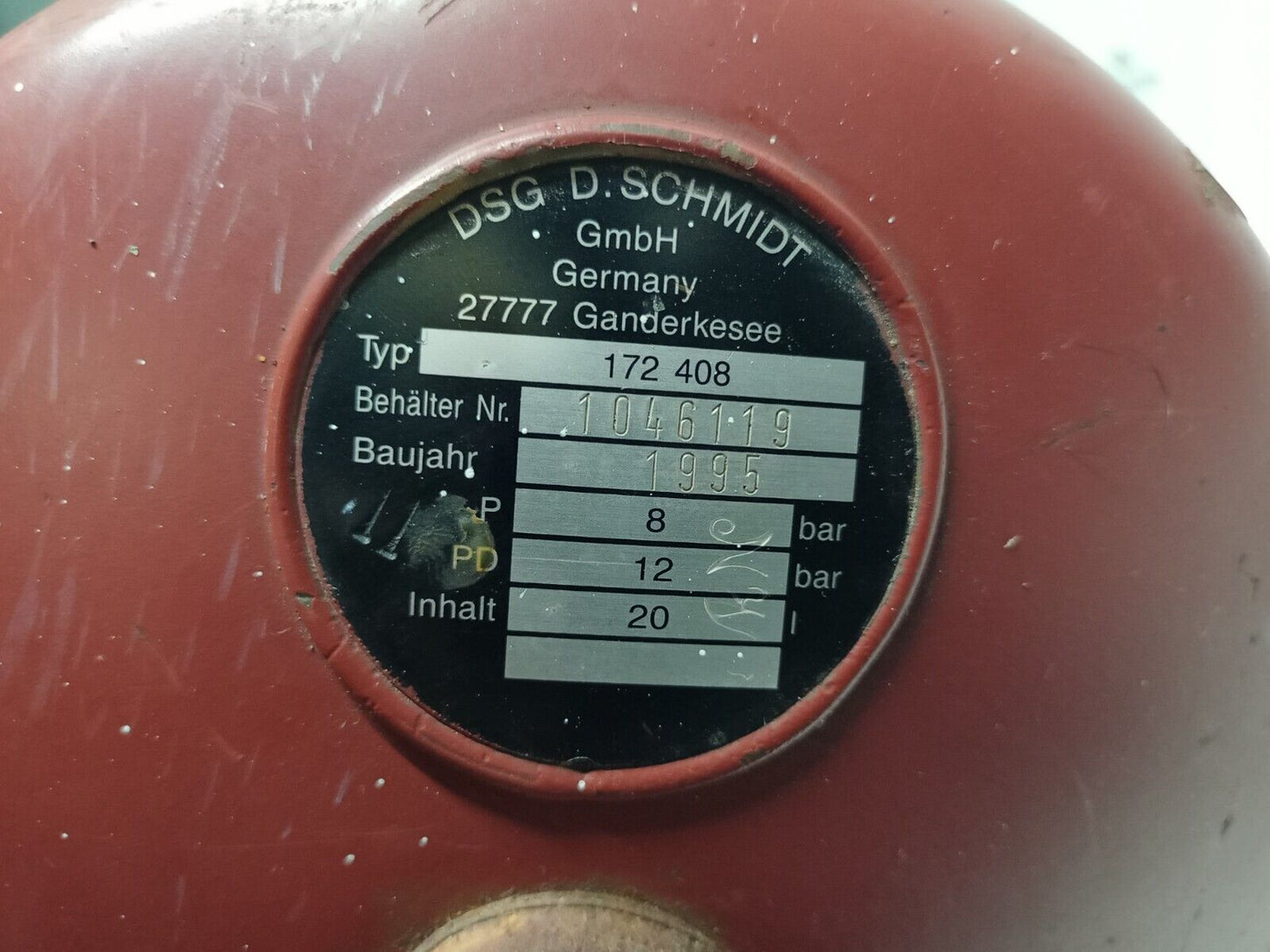 DSG D.SCHMIDT Type: 172 408 Container No.: 1046119