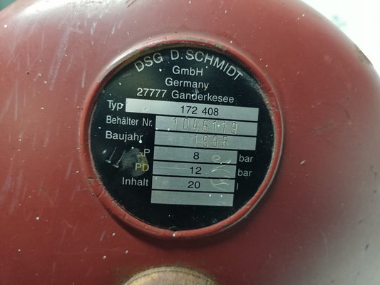 DSG D.SCHMIDT Type: 172 408 Container No.: 1046119