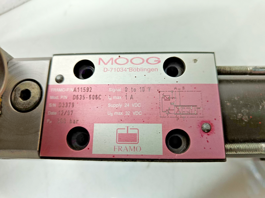 Moog D635-606C Hydraulic Servo valve Framo P/N: A11592