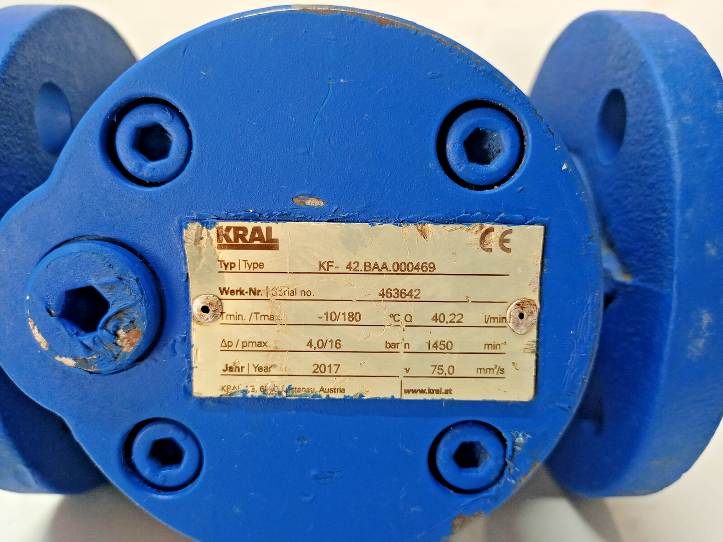 Kral KF-42.BAA.000469 Triple Screw Pump - Refurbished & Tested