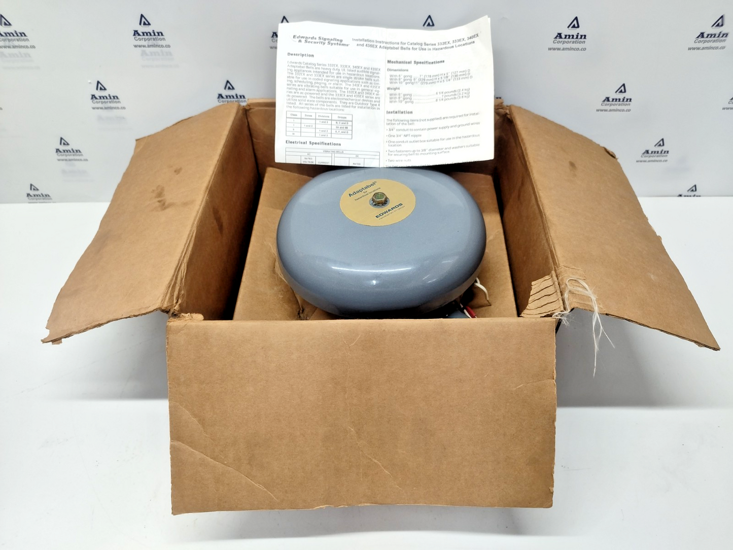 Edwards Signaling 340EX-8N5 Audible Signaling Device 120V, 50/60Hz - NEW