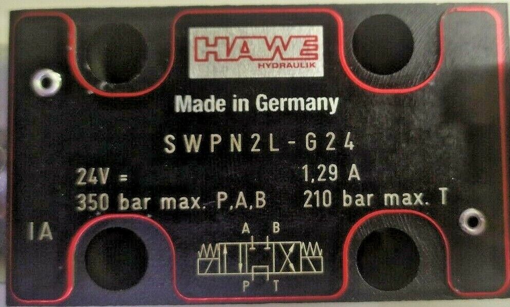 Hawe SWPN2L-G24 Directional control valve - NEW