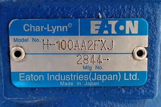 Eaton Char-Lynn H-100AA2FXJ Hydraulic Orbit Motor - NEW