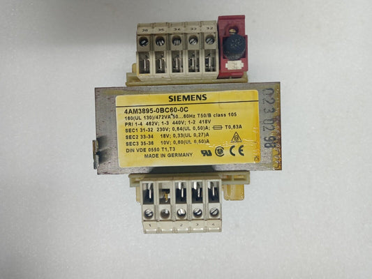Siemens 4AM3895-0BC60-0C Transformer