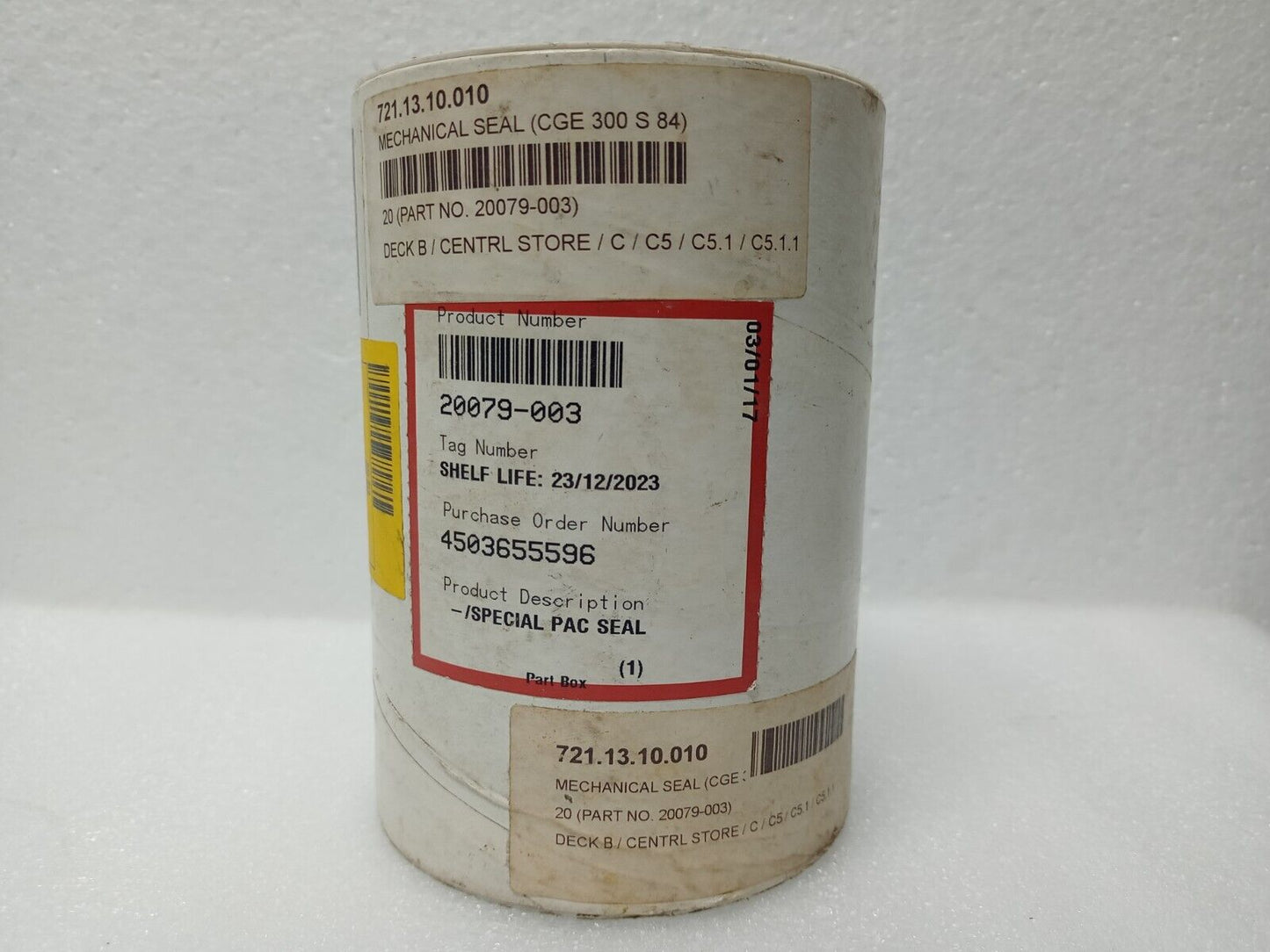 Wartsila CGE300/80-0094 Mechanical seal Part No. 20079-003 - NEW