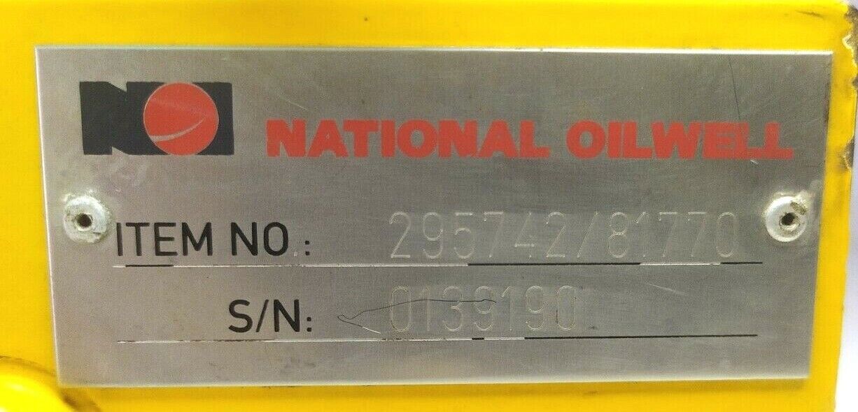 National Oilwell item no.: 295742/81770