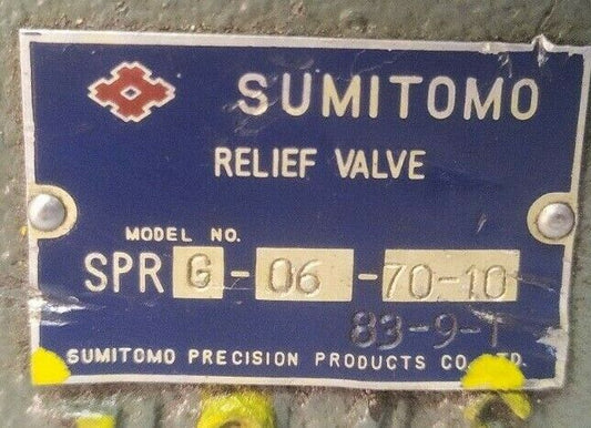 Sumitomo SPRG-06-70-10 Relief valve