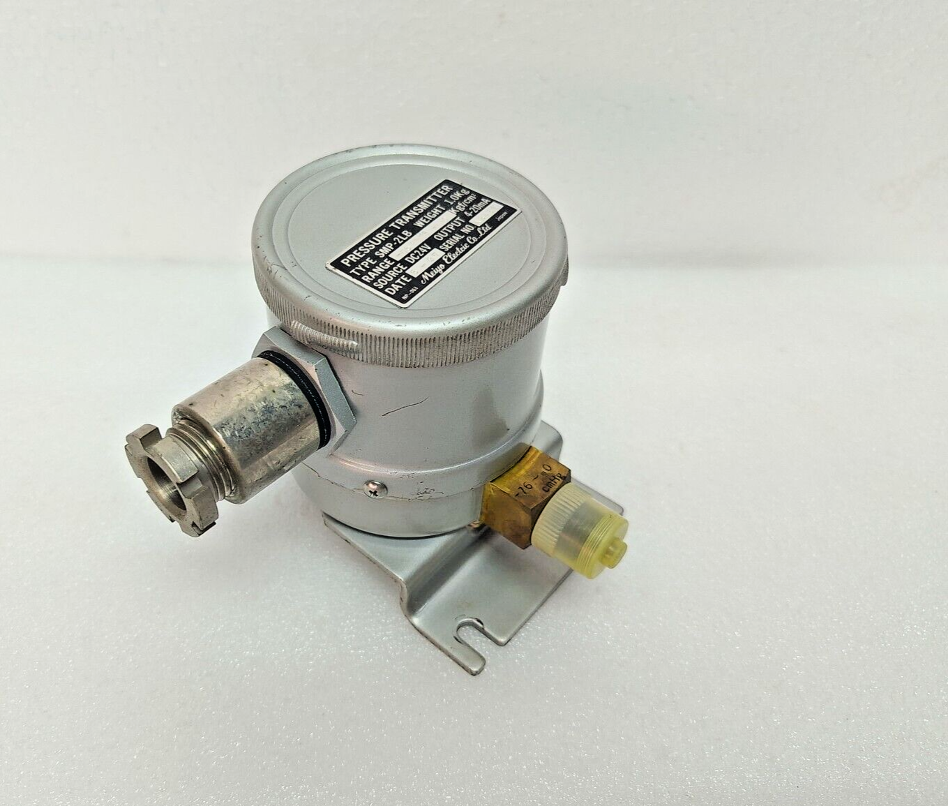 Meiyo Electric SMP-2LB Pressure Transmitter -76 cmHg ~0 kgf/cm² DC24V, 4-20mA