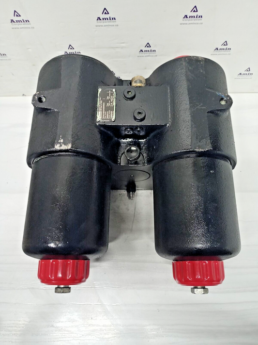 Parker DF40 Series DF40105QVM3KR241 In-Line Duplex Filter